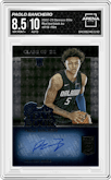 Paolo Banchero from the 2022-23 Donruss Elite set graded by Arena Club and given an overall grade of 8.5.