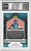 Brian Thomas Jr. from the 2024 Panini Mosaic set featuring a Honeycomb parallel graded by Arena Club and given an overall grade of 10.