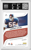 Lawrence Taylor from the 2023 Panini Prestige set graded by Arena Club and given an overall grade of 9.5.