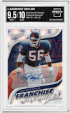 Lawrence Taylor from the 2023 Panini Prestige set graded by Arena Club and given an overall grade of 9.5.