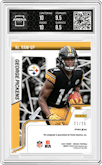George Pickens from the 2022 Panini Mosaic set featuring a White Mosaic parallel graded by Arena Club and given an overall grade of 9.