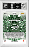 Garrett Wilson from the 2023 Panini Mosaic set graded by Arena Club and given an overall grade of 9.5.