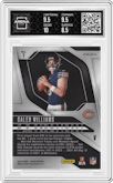 Caleb Williams from the 2024 Panini Prizm set graded by Arena Club and given an overall grade of 9.