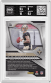 Spencer Rattler from the 2024 Panini Prizm set graded by Arena Club and given an overall grade of 9.5.