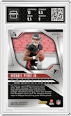 Michael Penix Jr. from the 2024 Panini Prizm set featuring a Silver Prizm parallel graded by Arena Club and given an overall grade of 9.5.