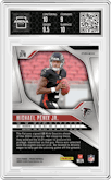 Michael Penix Jr. from the 2024 Panini Prizm set featuring a Silver Prizm parallel graded by Arena Club and given an overall grade of 9.5.