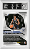 Jaylen Wells from the 2024-25 Panini Prizm set featuring a Purple Pulsar Prizm parallel graded by Arena Club and given an overall grade of 9.5.