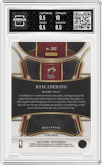 Bam Adebayo from the 2023-24 Panini Select  set featuring a Tiger parallel graded by Arena Club and given an overall grade of 9.