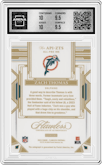 Zach Thomas  from the 2023 Panini Flawless set graded by Arena Club and given an overall grade of 10.