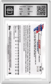Alec Bohm from the 2021 Topps Chrome set featuring a Green Refractor parallel graded by Arena Club and given an overall grade of 10.