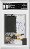 Jordan Love from the 2020 Panini One set graded by Arena Club and given an overall grade of 9.