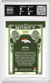Bo Nix from the 2024 Panini Mosaic set graded by Arena Club and given an overall grade of 9.5.
