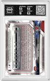 Shohei Ohtani from the 2018 Bowman Chrome set graded by Arena Club and given an overall grade of 9.