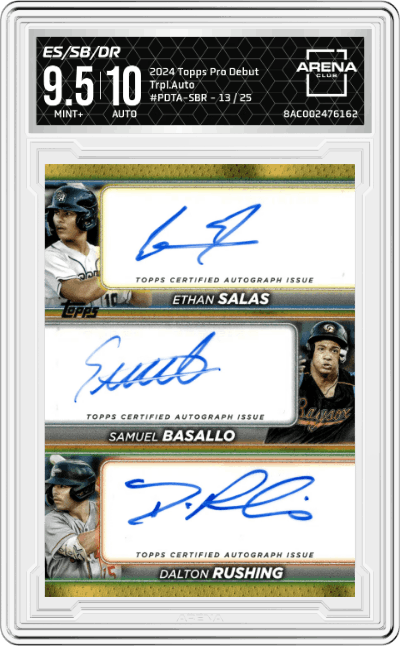 Ethan Salas/Samuel Basallo/Dalton Rushing