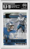 Aidan Hutchinson from the 2022 Panini Chronicles set graded by Arena Club and given an overall grade of 8.5.