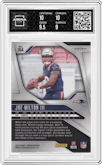 Joe Milton III from the 2024 Panini Prizm set featuring a Black & White Checker parallel graded by Arena Club and given an overall grade of 9.5.