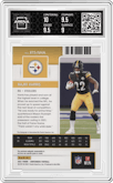 Najee Harris from the 2021 Panini Contenders   set graded by Arena Club and given an overall grade of 9.5.