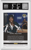 Gary Payton from the 2011-12 Panini Limited set graded by Arena Club and given an overall grade of 9.