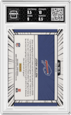 Josh Allen from the 2023 Panini Prizm set graded by Arena Club and given an overall grade of 9.