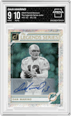 Dan Marino from the 2019 Panini Donruss set graded by Arena Club and given an overall grade of 9.