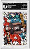 Michael Penix Jr. from the 2024 Panini Absolute set graded by Arena Club and given an overall grade of 9.5.