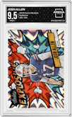Josh Allen from the 2024 Panini Absolute set graded by Arena Club and given an overall grade of 9.5.