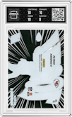 Patrick Mahomes II from the 2023 Panini Zenith set graded by Arena Club and given an overall grade of 8.5.