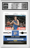 Josh Giddey  from the 2021-22 Panini Contenders Optic set featuring a Blue  parallel graded by Arena Club and given an overall grade of 10.