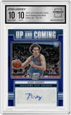 Josh Giddey  from the 2021-22 Panini Contenders Optic set featuring a Blue  parallel graded by Arena Club and given an overall grade of 10.