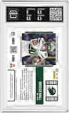Breece Hall from the 2022 Panini Contenders Optic set graded by Arena Club and given an overall grade of 9.