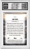Coby Mayo from the 2025 Topps set graded by Arena Club and given an overall grade of 10.