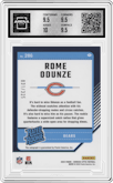 Rome Odunze from the 2024 Donruss Optic set graded by Arena Club and given an overall grade of 10.