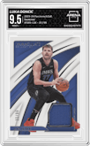 Luka Doncic  from the 2023-24 Panini Immaculate Collection set graded by Arena Club and given an overall grade of 9.5.
