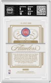 Dave Bing from the 2023-24 Panini Flawless set featuring a Gold parallel graded by Arena Club and given an overall grade of 9.5.