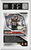 Cade Otton from the 2024 Panini Prizm set featuring a Gold Vinyl parallel graded by Arena Club and given an overall grade of 9.5.