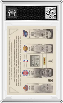 John Stockton/Steve Nash/Isiah Thomas/Jason Kidd from the 2012-13 Panini Intrigue set featuring a Laundry Tags parallel graded by Arena Club.