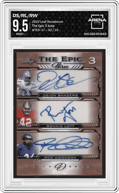 Deion Sanders/Ronnie Lott/Rod Woodson