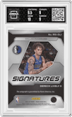 Dereck Lively II from the 2023-24 Panini Prizm set graded by Arena Club and given an overall grade of 9.5.