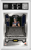 C.J. Stroud from the 2023 Panini Prizm set featuring a Silver Prizm parallel graded by Arena Club and given an overall grade of 9.5.