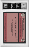 Paul O'Neill from the 2024 Topps  set featuring a Black parallel graded by Arena Club and given an overall grade of 9.