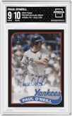 Paul O'Neill from the 2024 Topps  set featuring a Black parallel graded by Arena Club and given an overall grade of 9.