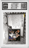 Jason Williams from the 2022-23 Panini Mosaic set featuring a Blue parallel graded by Arena Club and given an overall grade of 10.