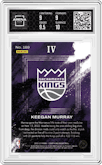Keegan Murray from the 2022-23 Panini Court Kings set graded by Arena Club and given an overall grade of 9.5.