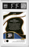 Chet Holmgren from the 2023-24 Panini Select  set featuring a Tiger parallel graded by Arena Club and given an overall grade of 9.