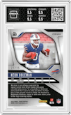 Keon Coleman from the 2024 Panini Prizm set featuring a White Prizm parallel graded by Arena Club and given an overall grade of 9.5.