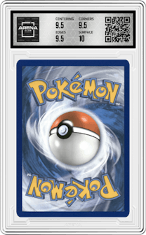 Flying Pikachu from the 2016 Pokemon XY set graded by Arena Club and given an overall grade of 10.