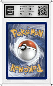 Ice Rider Calyrex VMAX from the 2021 Pokemon SWSH set graded by Arena Club and given an overall grade of 10.