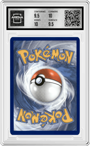 Ice Rider Calyrex VMAX from the 2021 Pokemon SWSH set graded by Arena Club and given an overall grade of 10.
