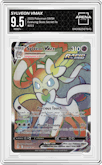 Sylveon VMAX from the 2021 Pokemon SWSH set graded by Arena Club and given an overall grade of 9.5.