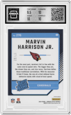 Marvin Harrison Jr.  from the 2024 Donruss Optic set featuring a Team Logo parallel graded by Arena Club and given an overall grade of 10.